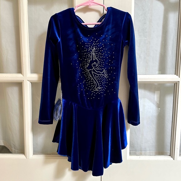 New Girl Figure Skating Dress Girls' Ice Skating Dress Size 10 (5~8T) 120~130cm - Picture 4 of 10